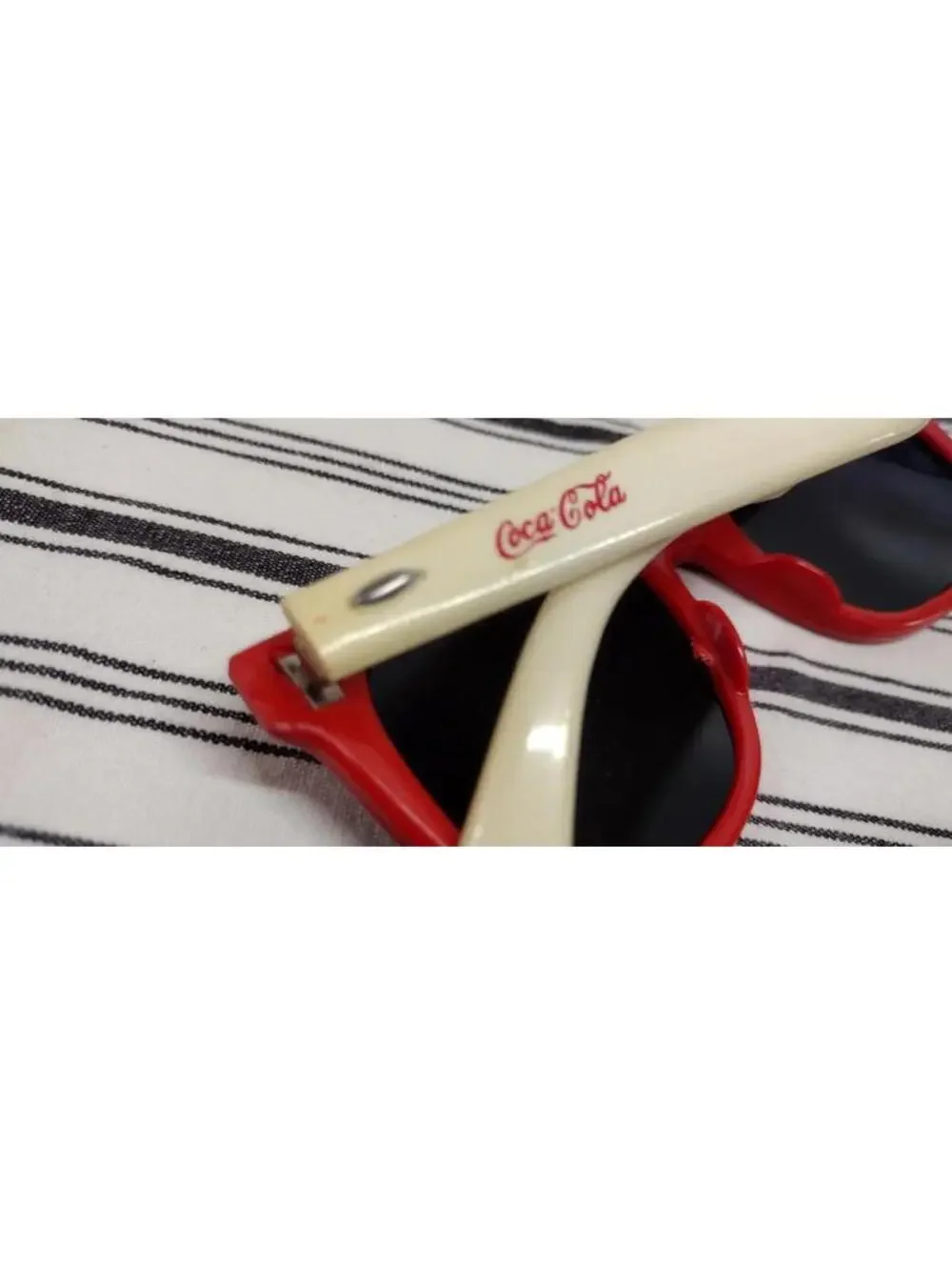Vintage 1980s Coca Cola Children's Size Red Eyeglasses 1980s does 1950s Colors